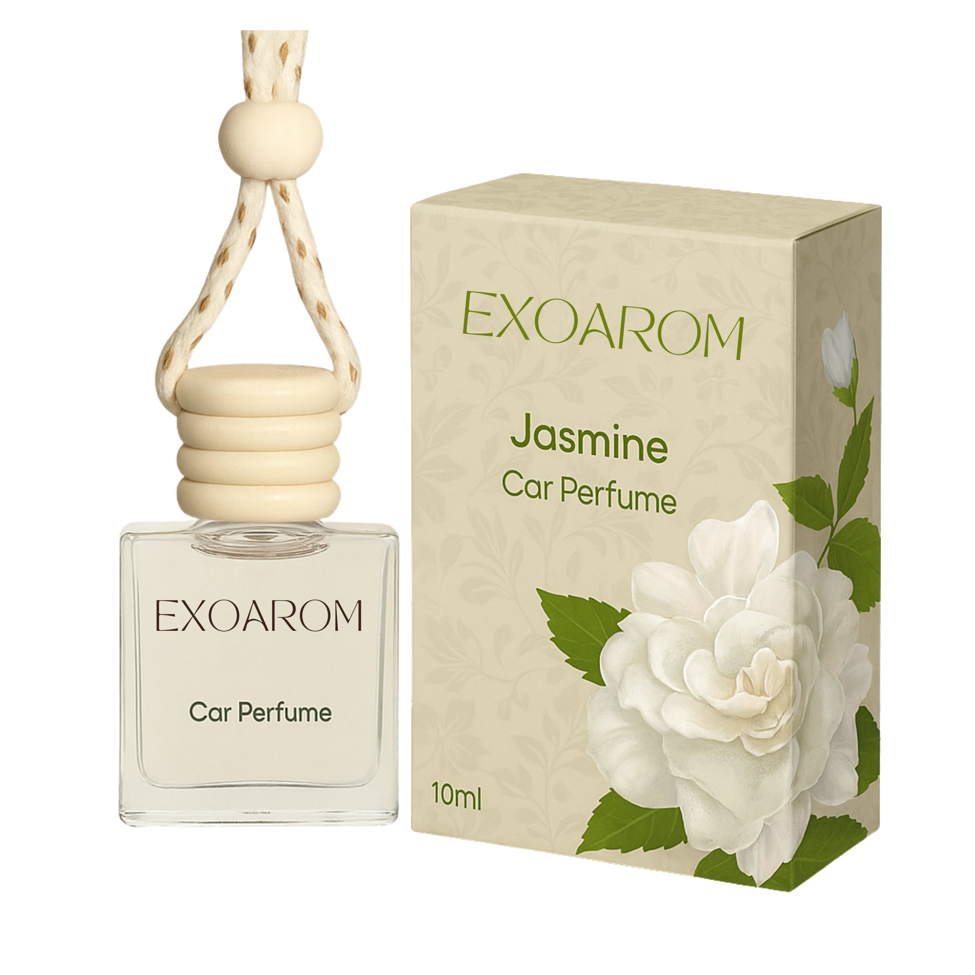 JASMINE Air Freshner Hanging Pod Car perfume -10 ml