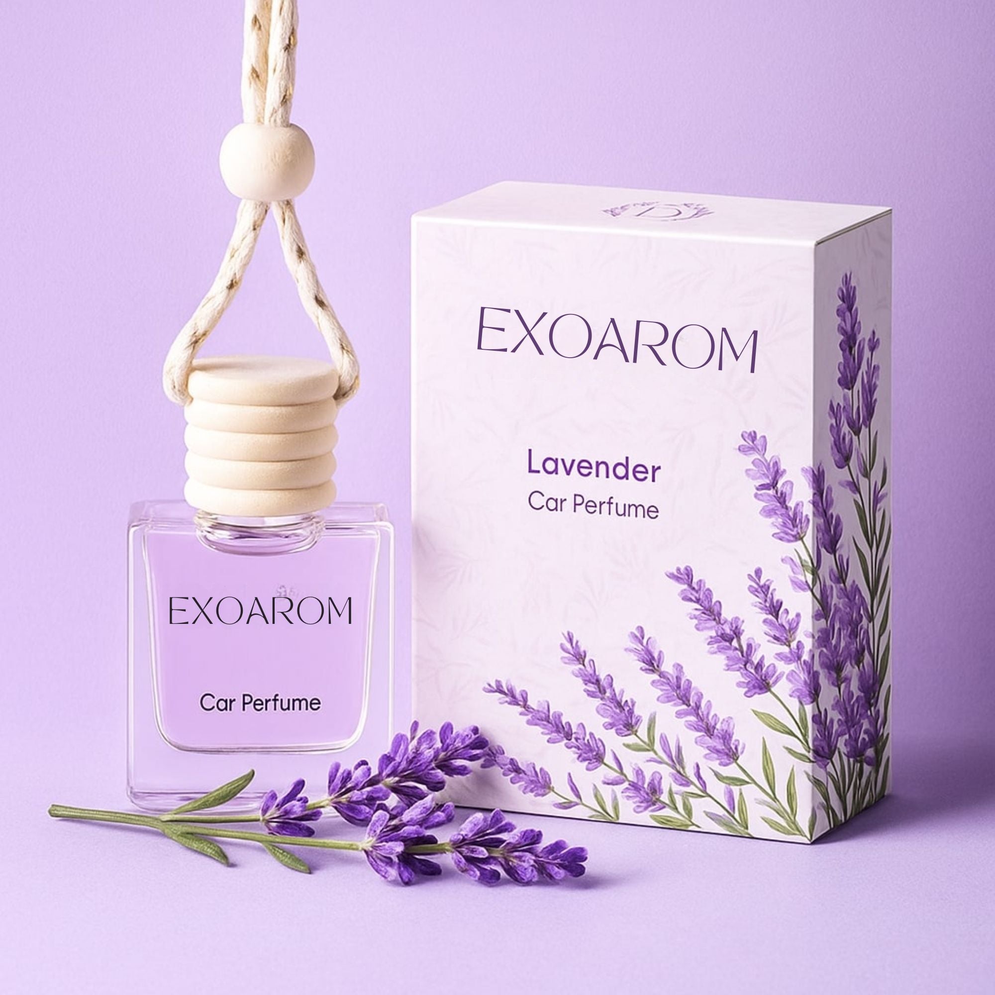 Lavender Air Freshner Hanging Pod Car perfume -10 ml